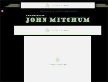 Tablet Screenshot of johnmitchum.com